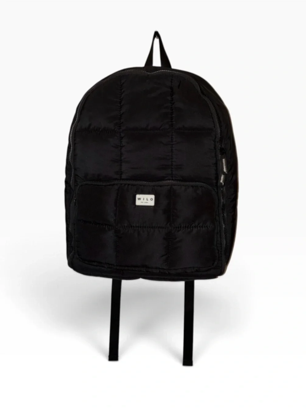 Wilo The Label Black Quilted Backpack